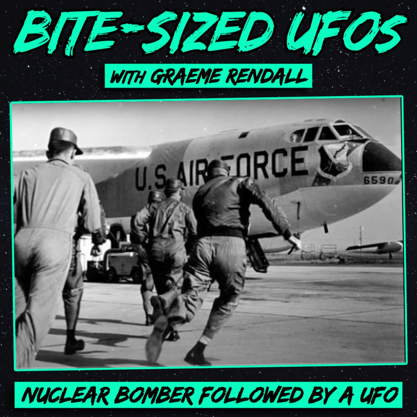 Bite-Sized UFOs | Nuclear Bomber Followed by a UFO
