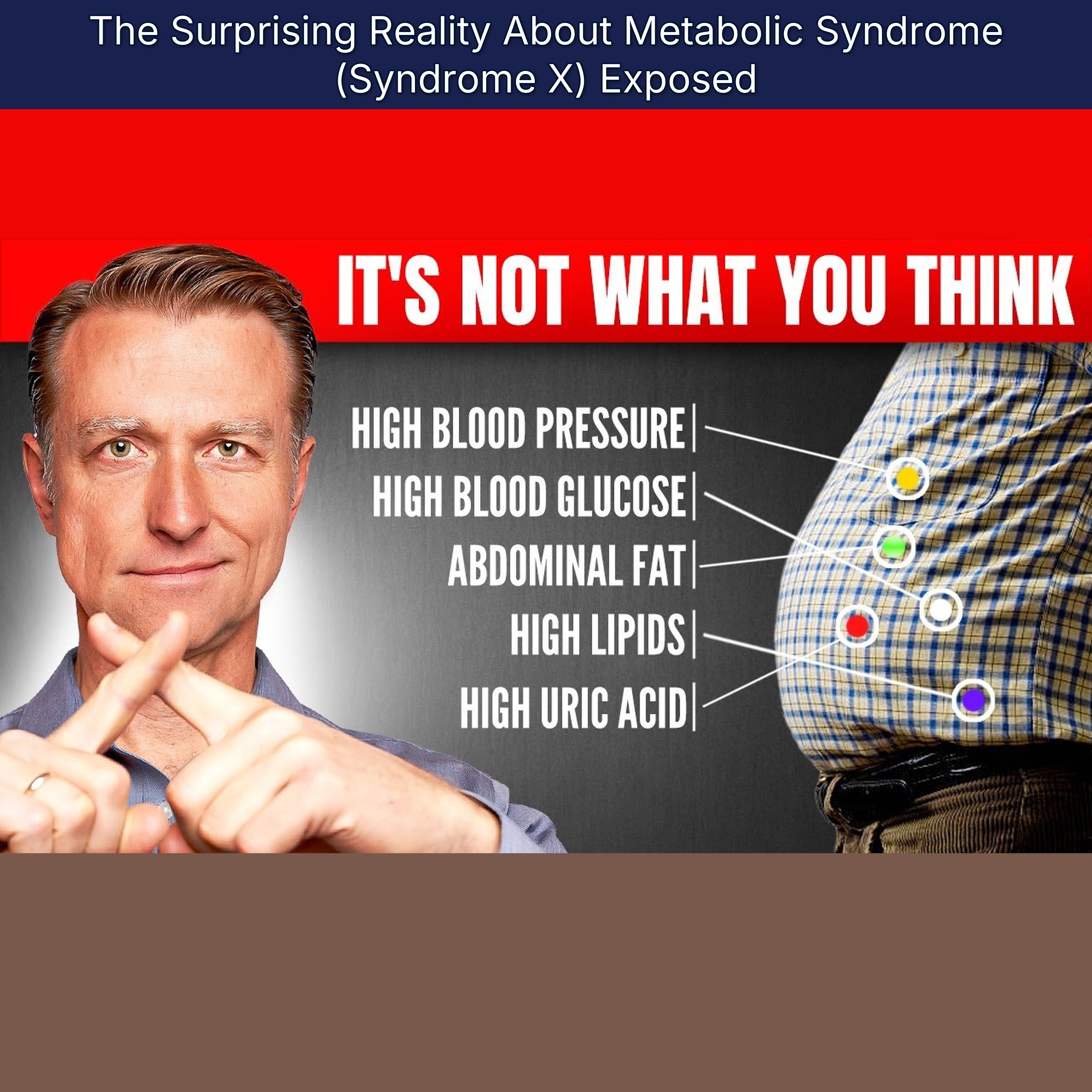 The Surprising Reality About Metabolic Syndrome (Syndrome X) Exposed