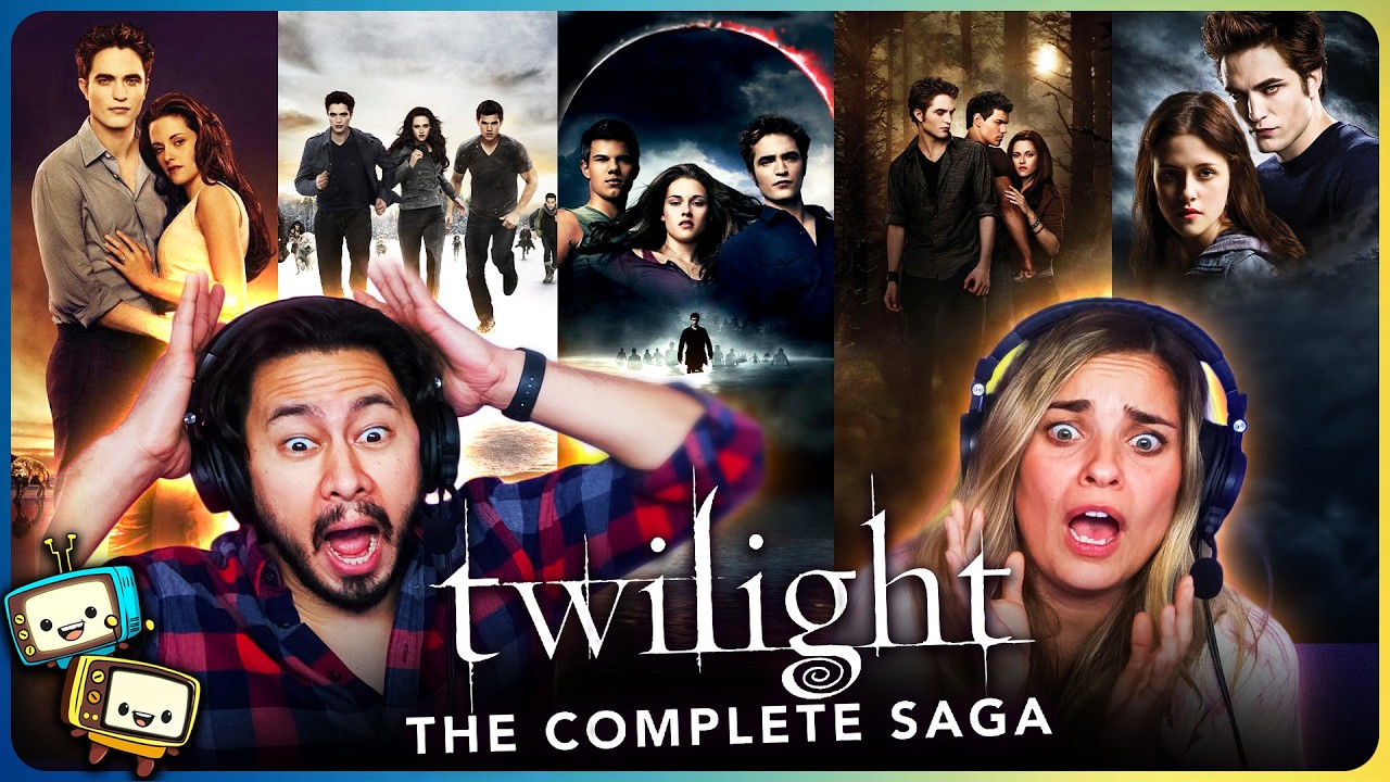 THE TWILIGHT SAGA Compilation Movie Reaction! | All TWILIGHT Movie Reactions w/ Jaby & Kristen! episode artwork