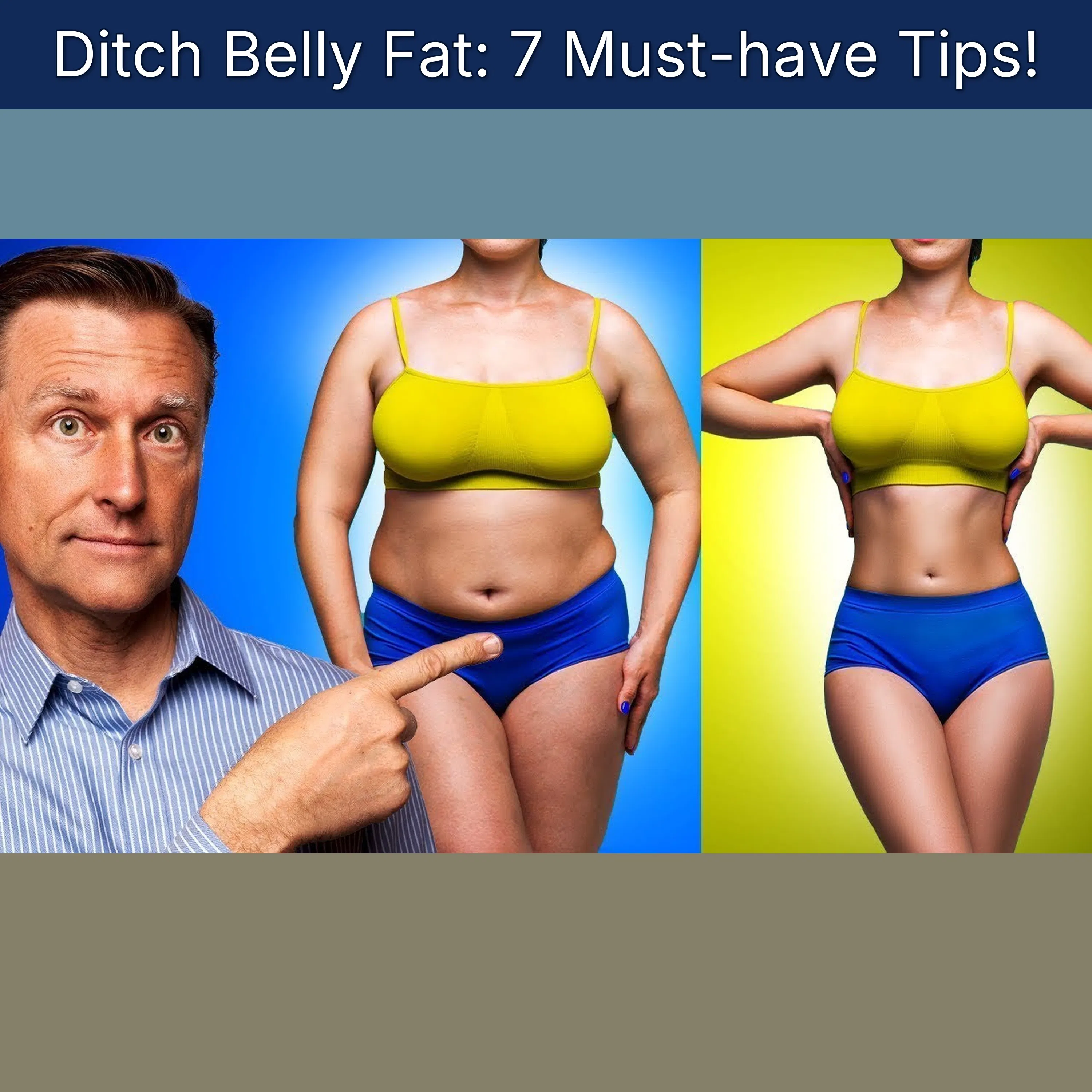 Ditch Belly Fat: 7 Must-have Tips! episode artwork