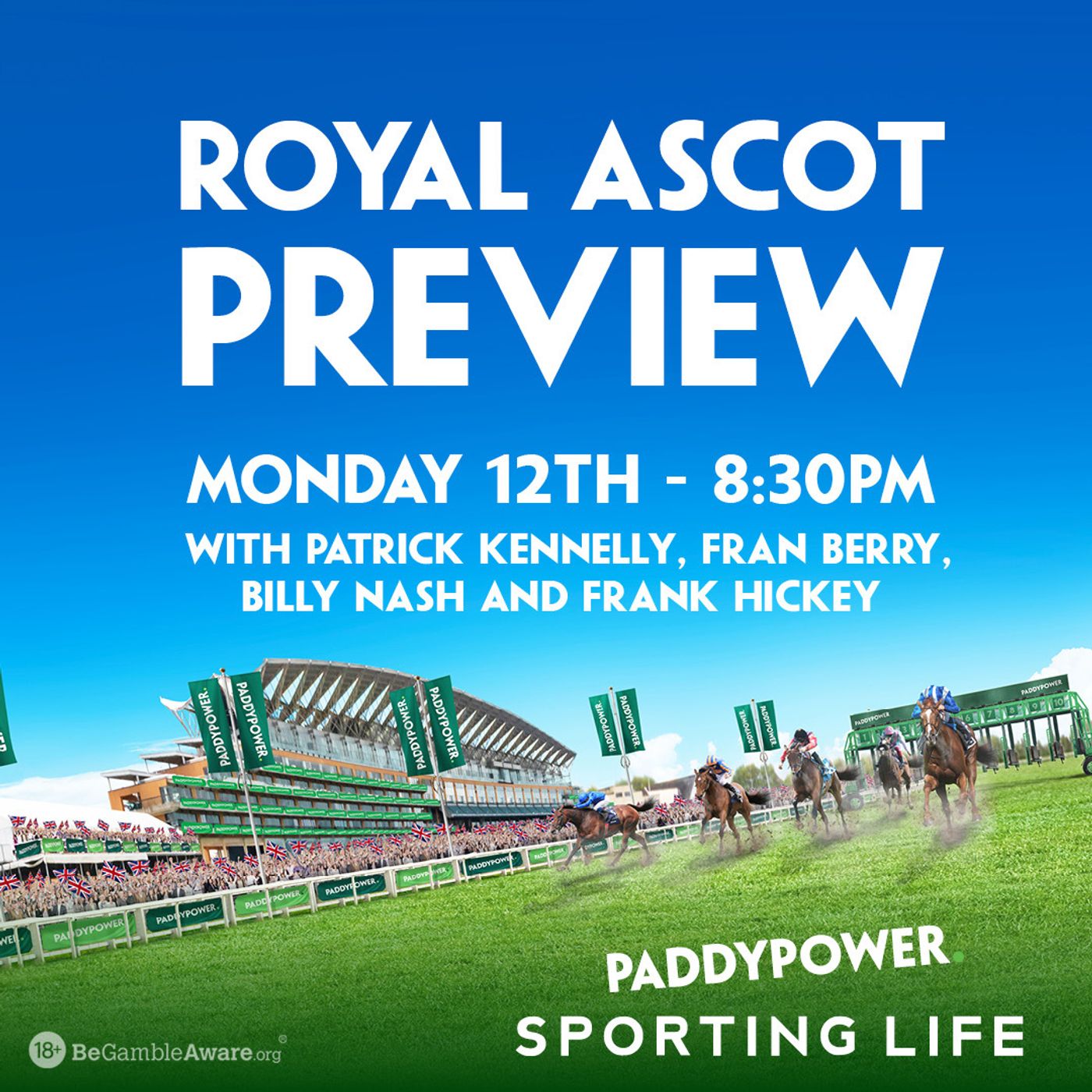 385: ROYAL ASCOT PREVIEW - Royal Ascot tips from Fran Berry, Frank Hickey and Billy Nash! | Antepost Tips episode artwork