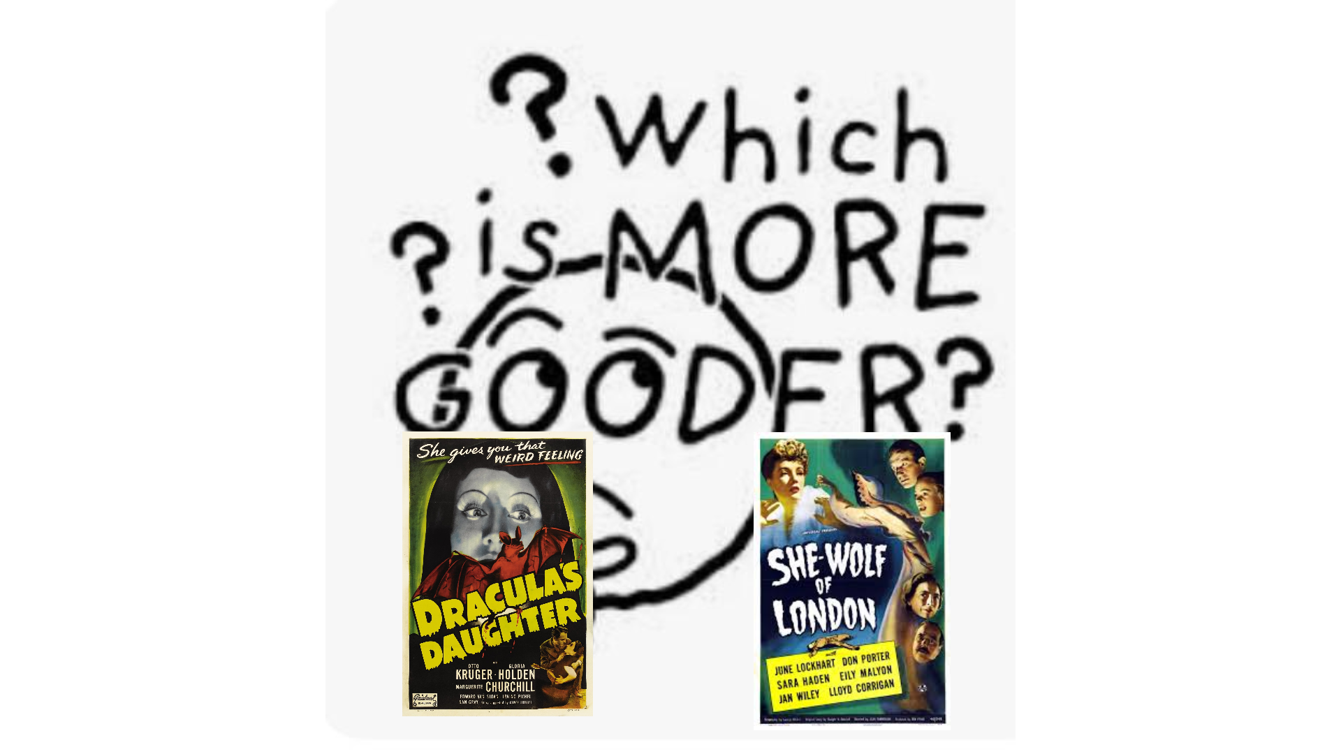 Dracula's Daughter Vs. She-Wolf Of London