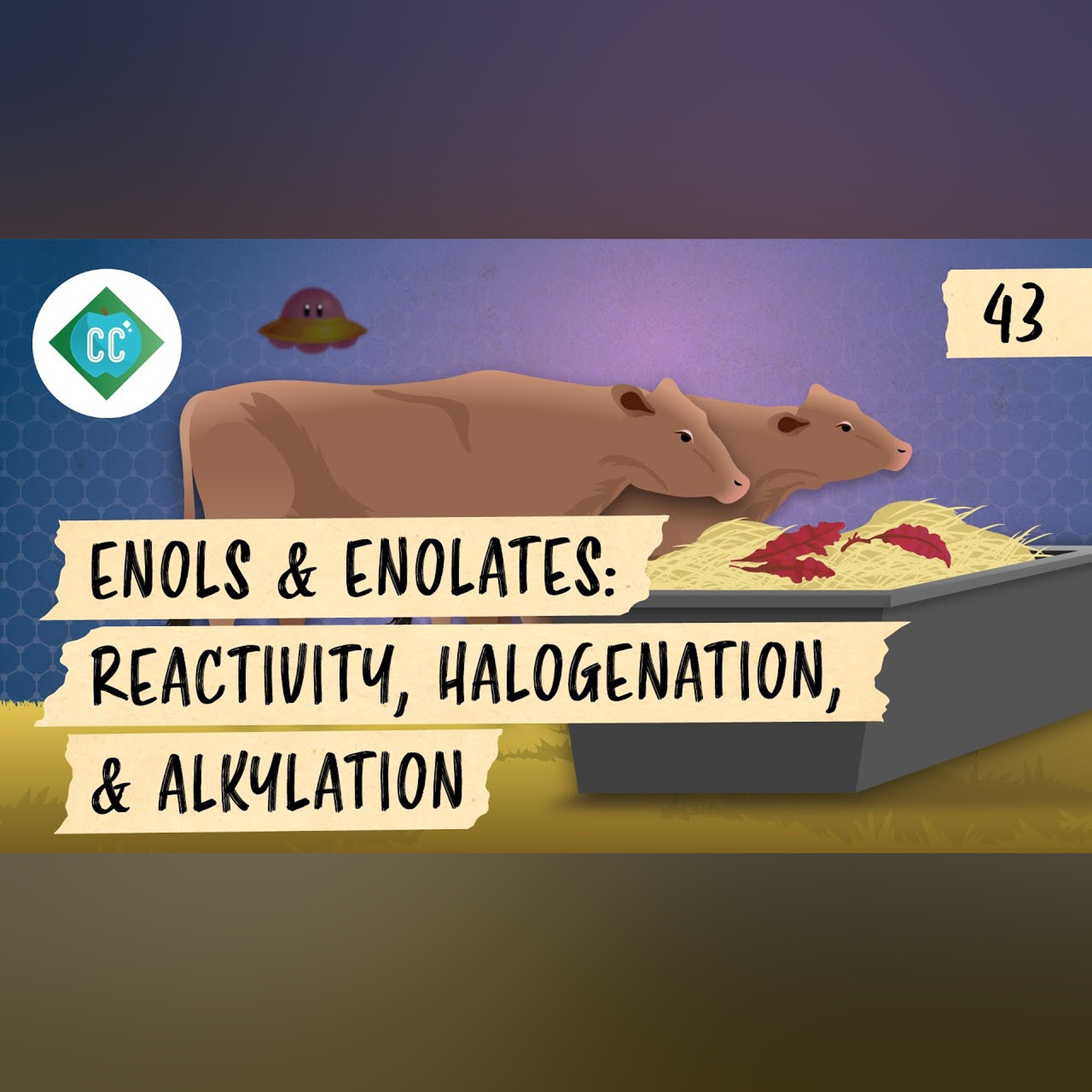 Enols and Enolates - Reactivity, Halogenation, and Alkylation: Crash Course Organic Chemistry #43