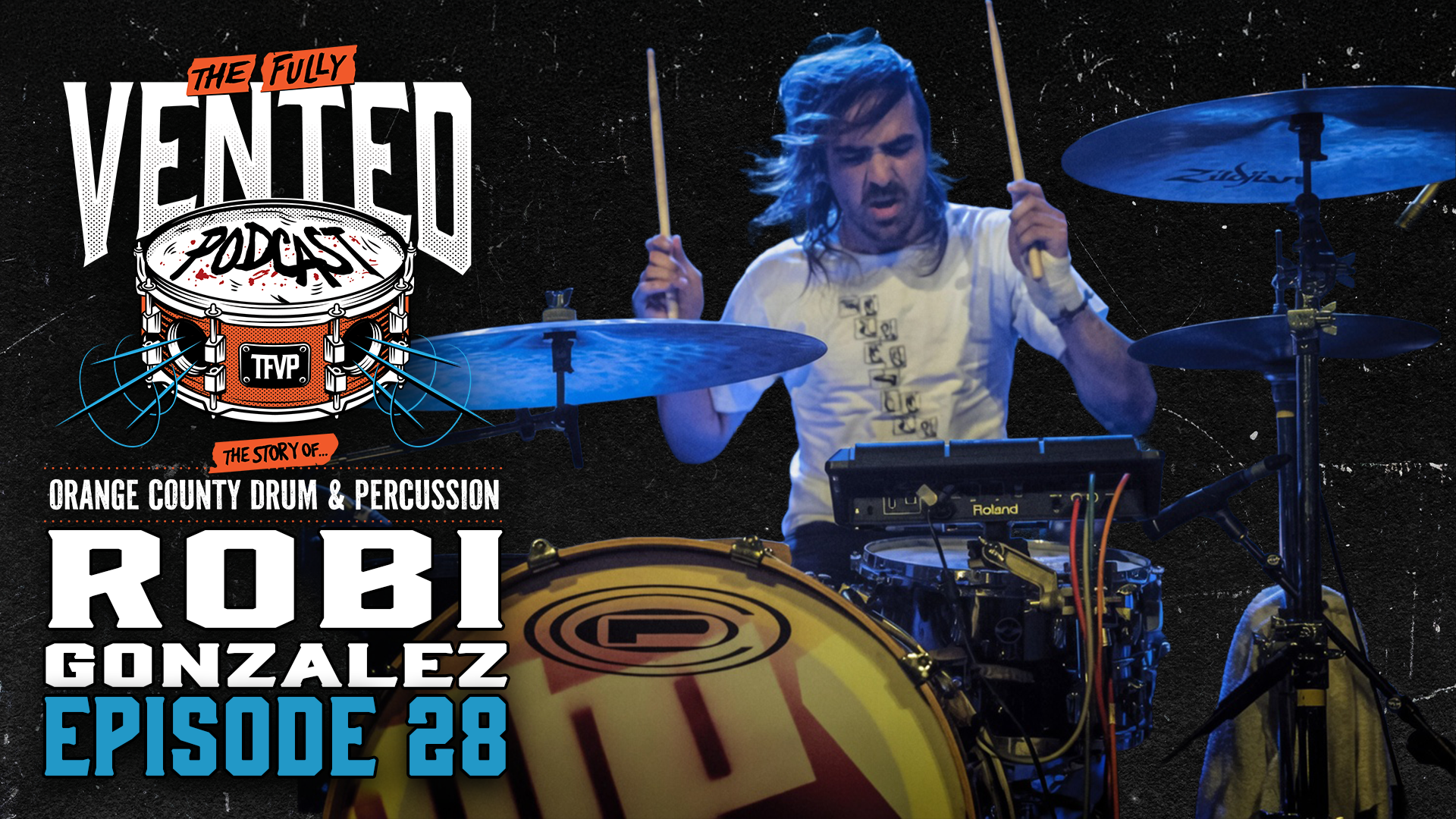 Rindin' with Robi Gonzales - former OCDP and Q Drum Co. custom drum shop builder episode artwork