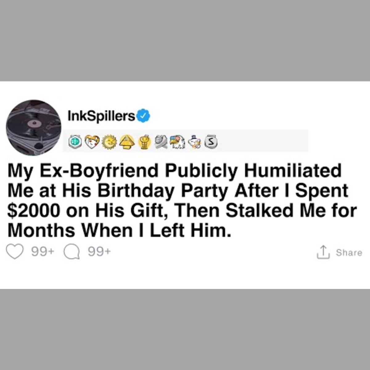 Ex-Boyfriend's Birthday Humiliation and Stalking After Expensive Gift