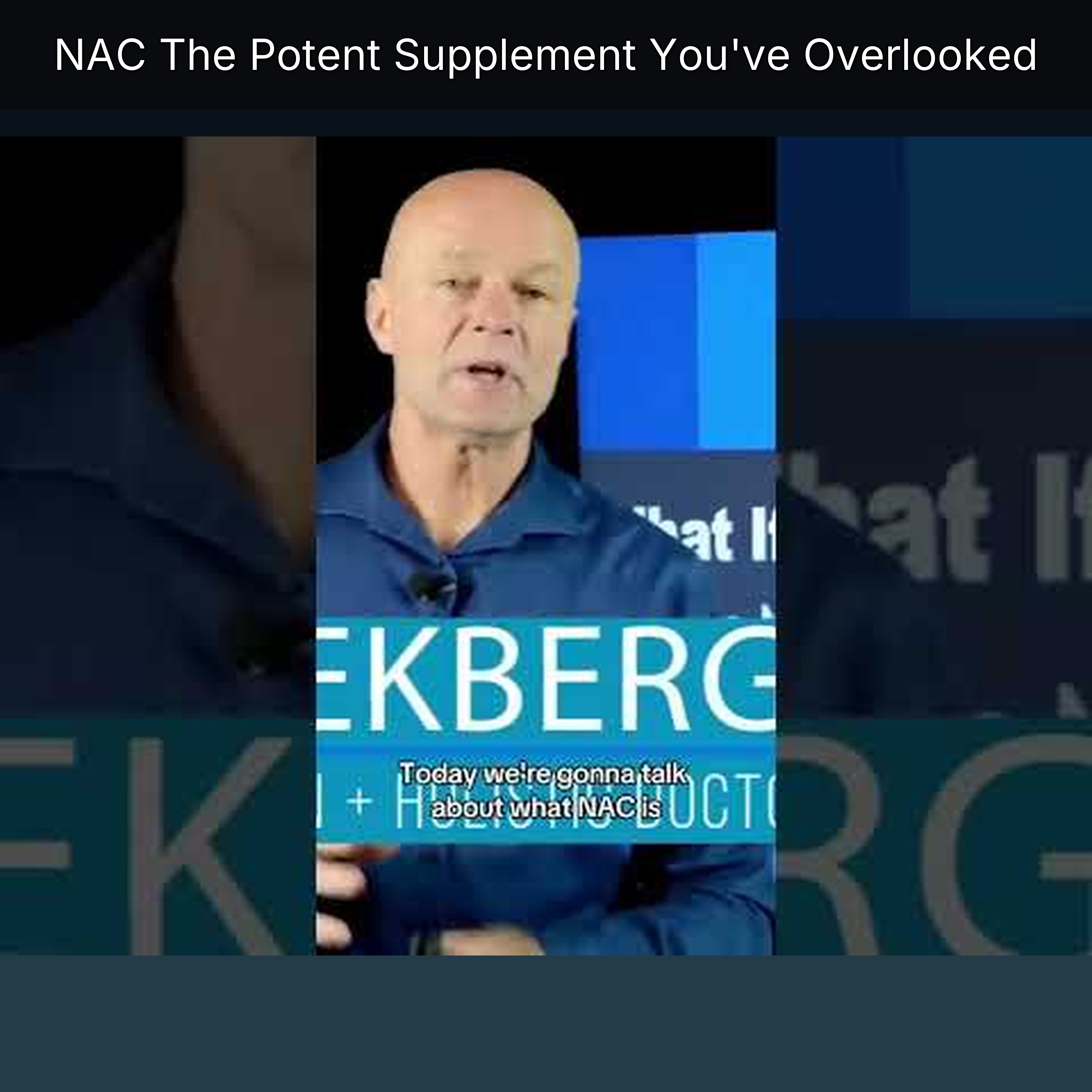 NAC The Potent Supplement You've Overlooked