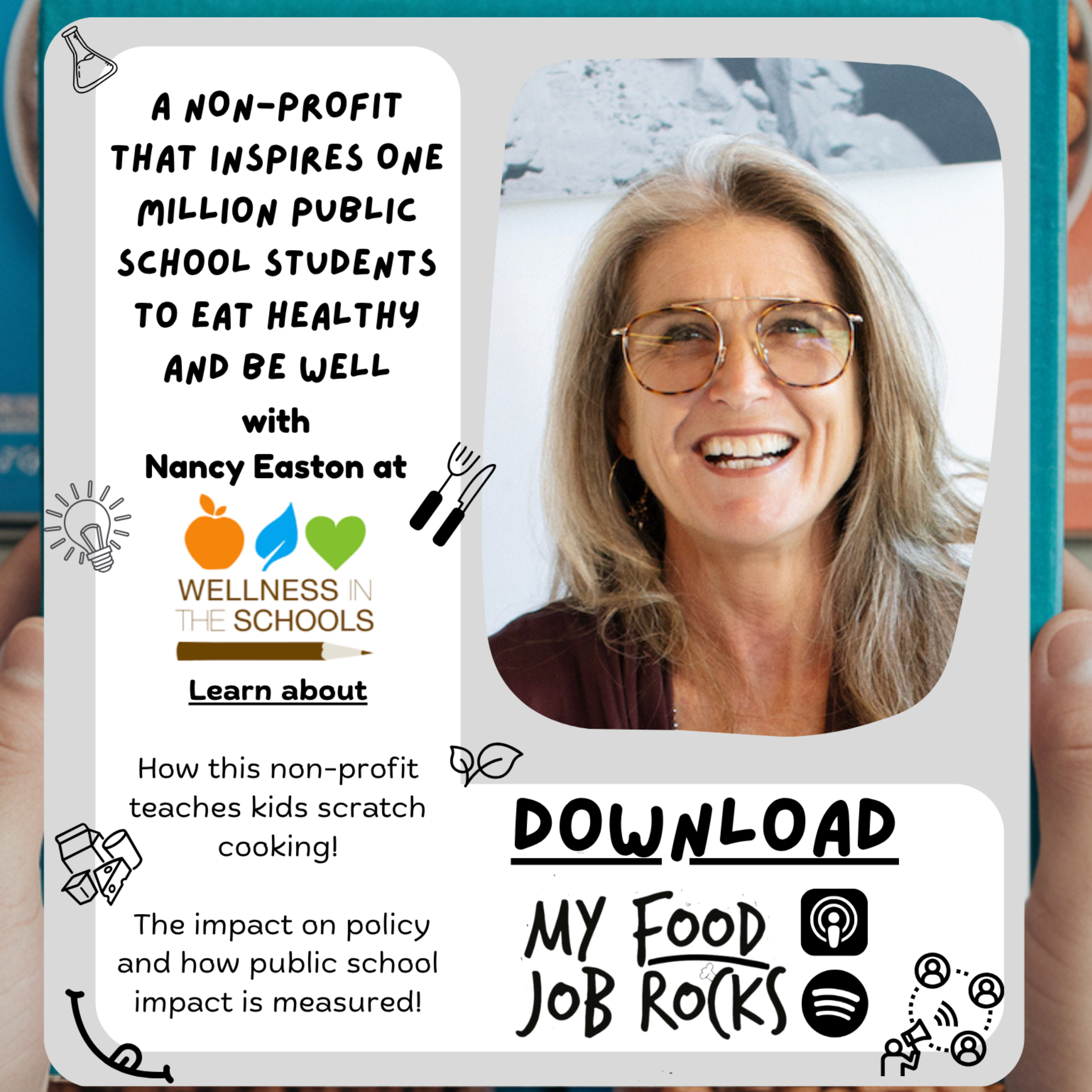 A Non-Profit That Inspires One Million Public School Students to Eat Healthy and Be Well with Nancy Easton, Cofounder of Wellness in the Schools thumbnail