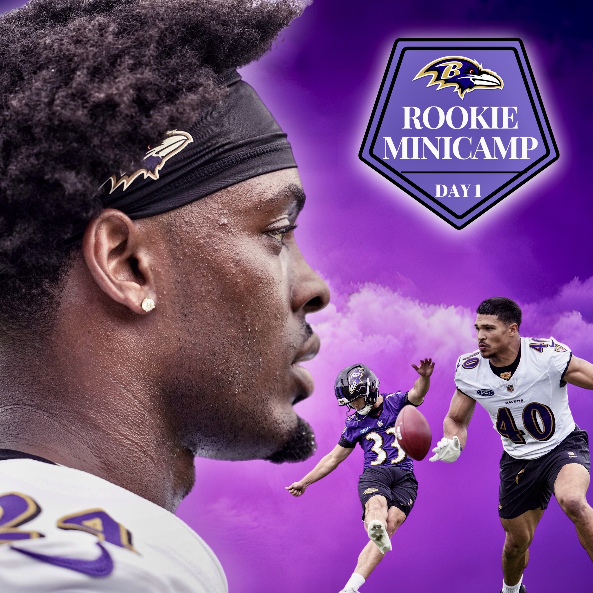 Ravens Rookie Minicamp Highlights + Emery Jones Jr. Injury Update episode artwork