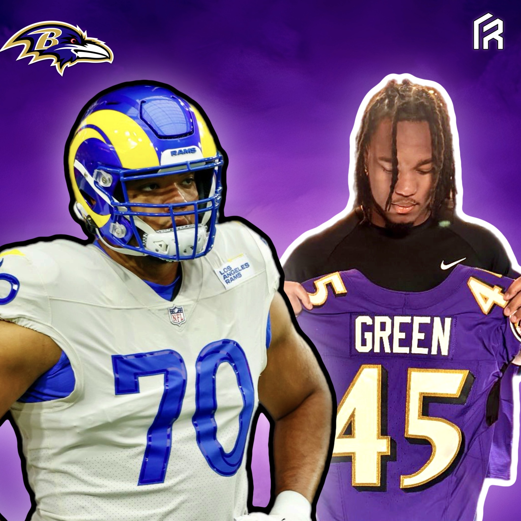 Ravens Sign Joseph Noteboom + Rookie Jersey Numbers Revealed episode artwork