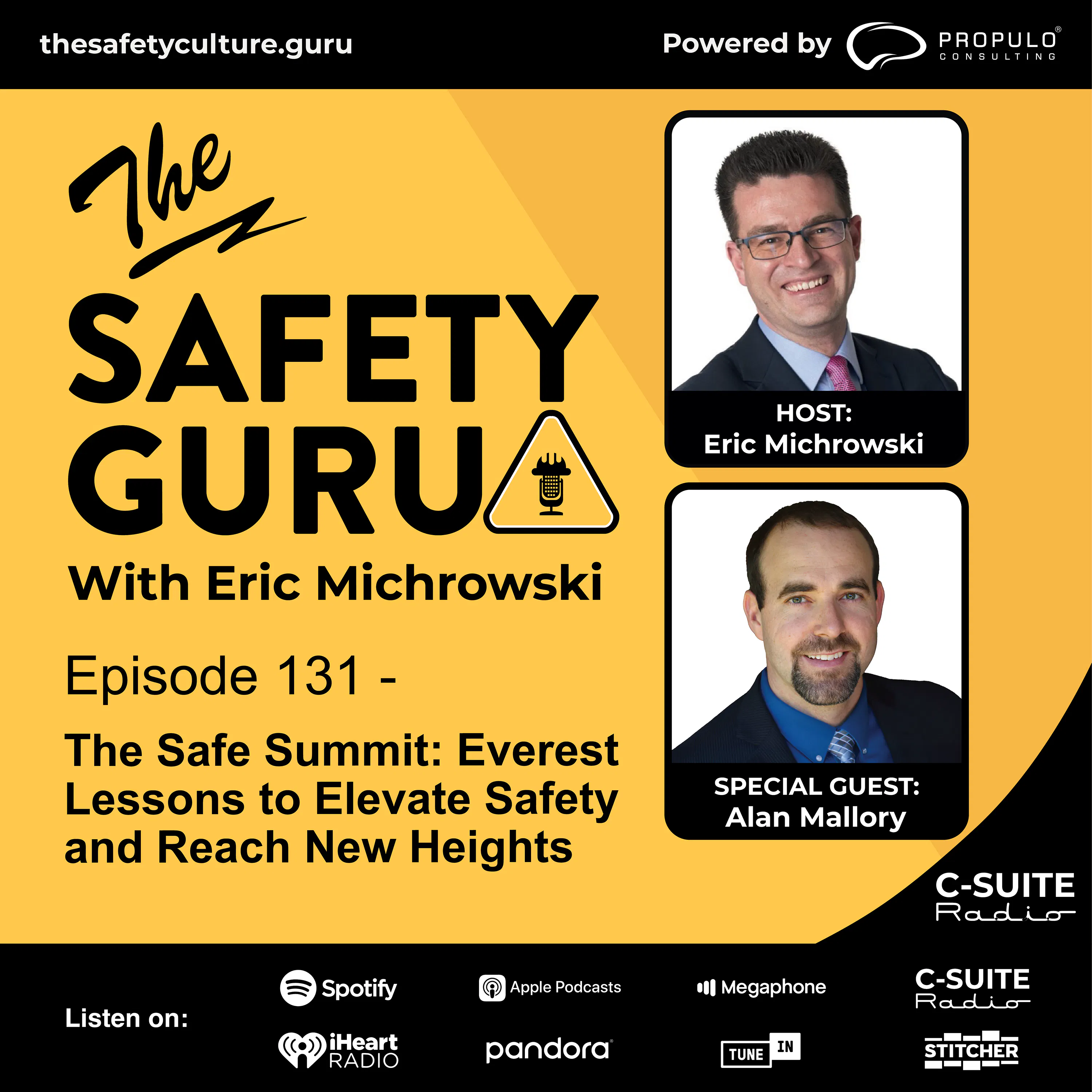 Episode 131 - The Safe Summit: Everest Lessons to Elevate Safety and Reach New Heights with Alan Mallory episode artwork