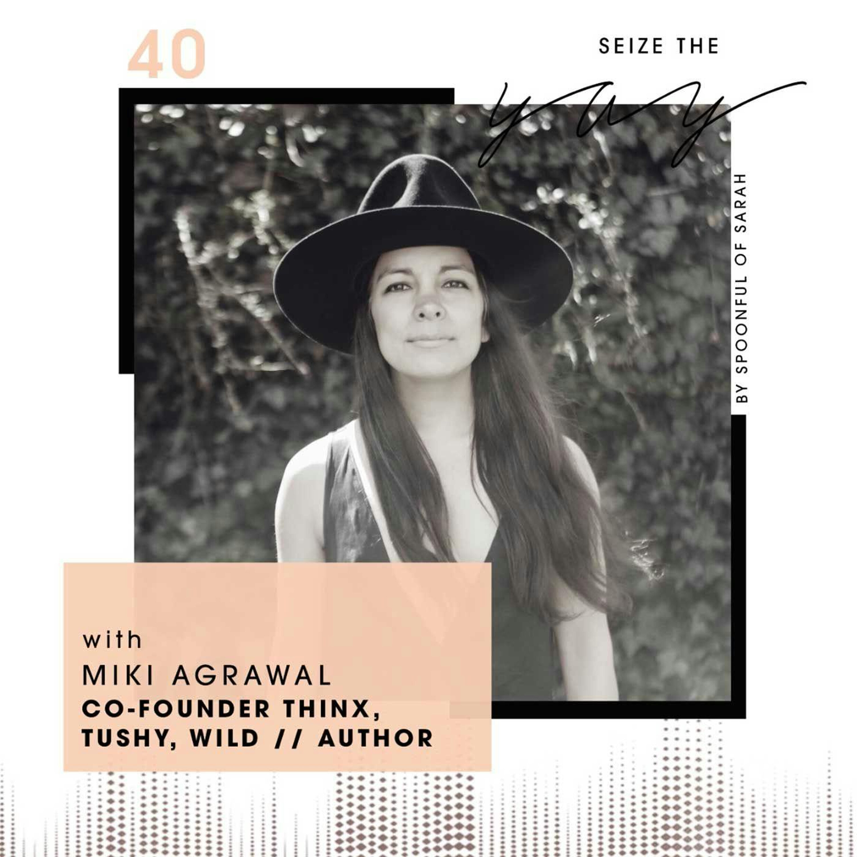 Miki Agrawal // The SHE-E-O shaking things up episode artwork