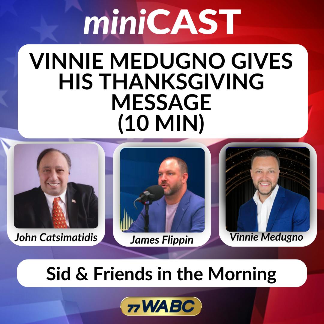 Vinnie Medugno Gives his Thanksgiving Message (10 min) | 11-27-25 Vinnie Medugno Gives his Thanksgiving Message (10 min) | 11-27-25