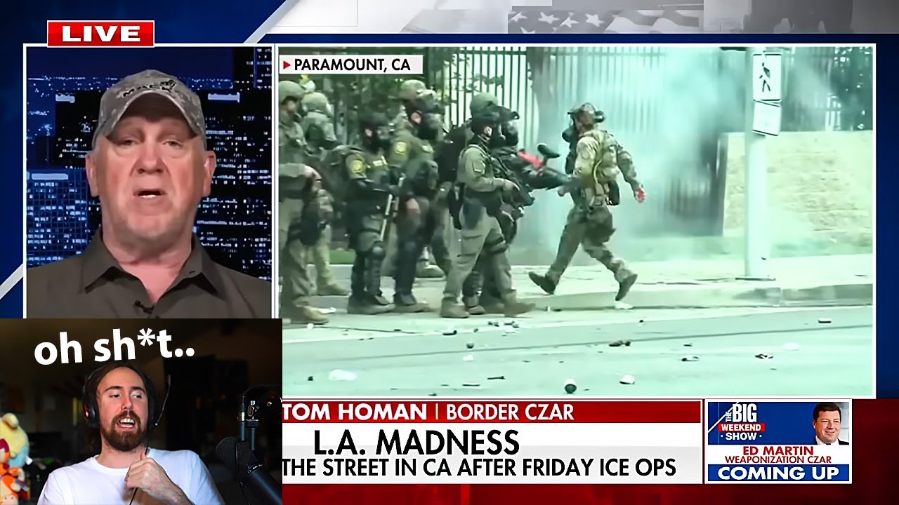 Border Czar's Last Warning to Rioters | Asmongold TV