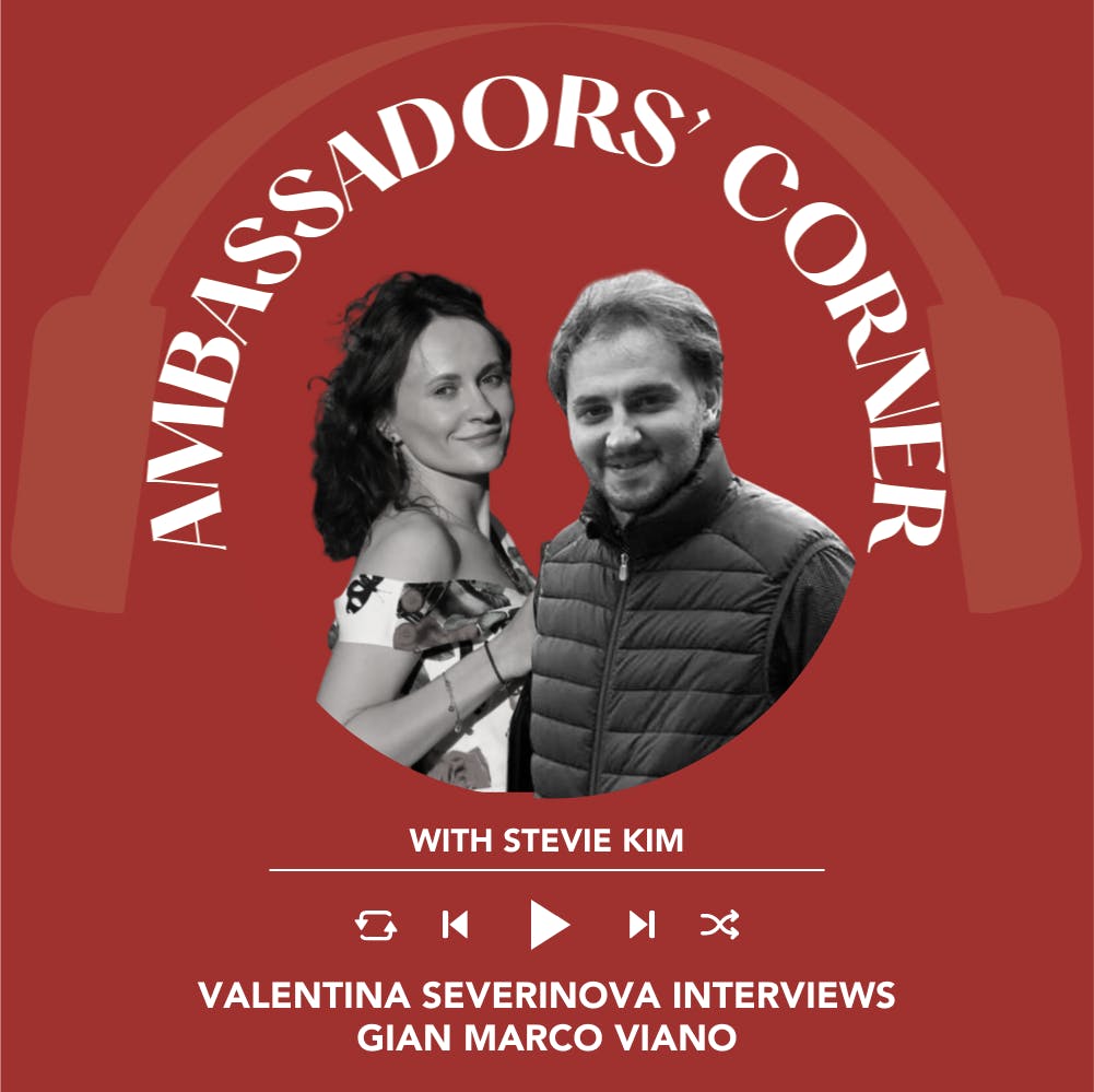 Ep. 1779 Valentina Severinova Interviews Gian Marco Viano | Clubhouse Ambassadors’ Corner
