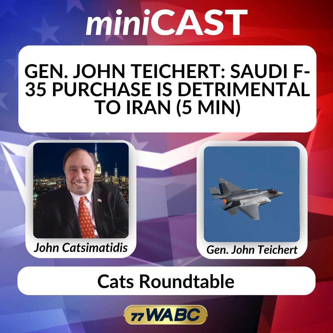 Gen. John Teichert: Saudi F-35 Purchase is Detrimental to Iran (5 min) Gen. John Teichert: Saudi F-35 Purchase is Detrimental to Iran (5 min)