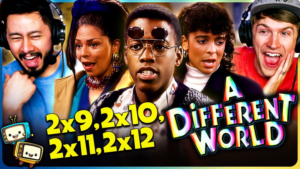 A DIFFERENT WORLD 2x9, 2x10, 2x11, 2x12 Reaction! | Jasmine Guy, Kadeem Hardison, w/ Jaby Koay episode artwork