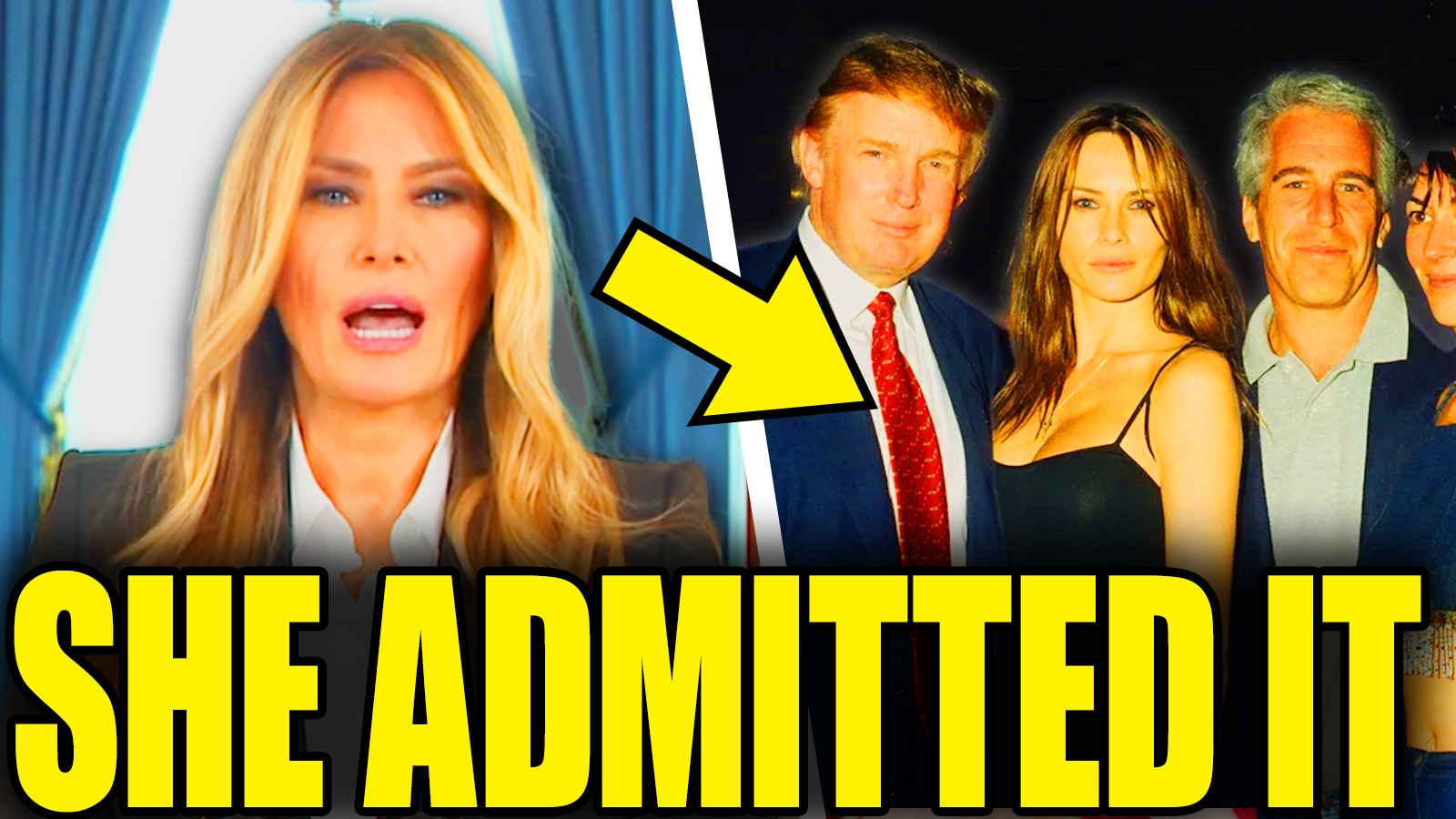 Melania Knifes Trump In Epstein Announcement As World Disturbed episode artwork