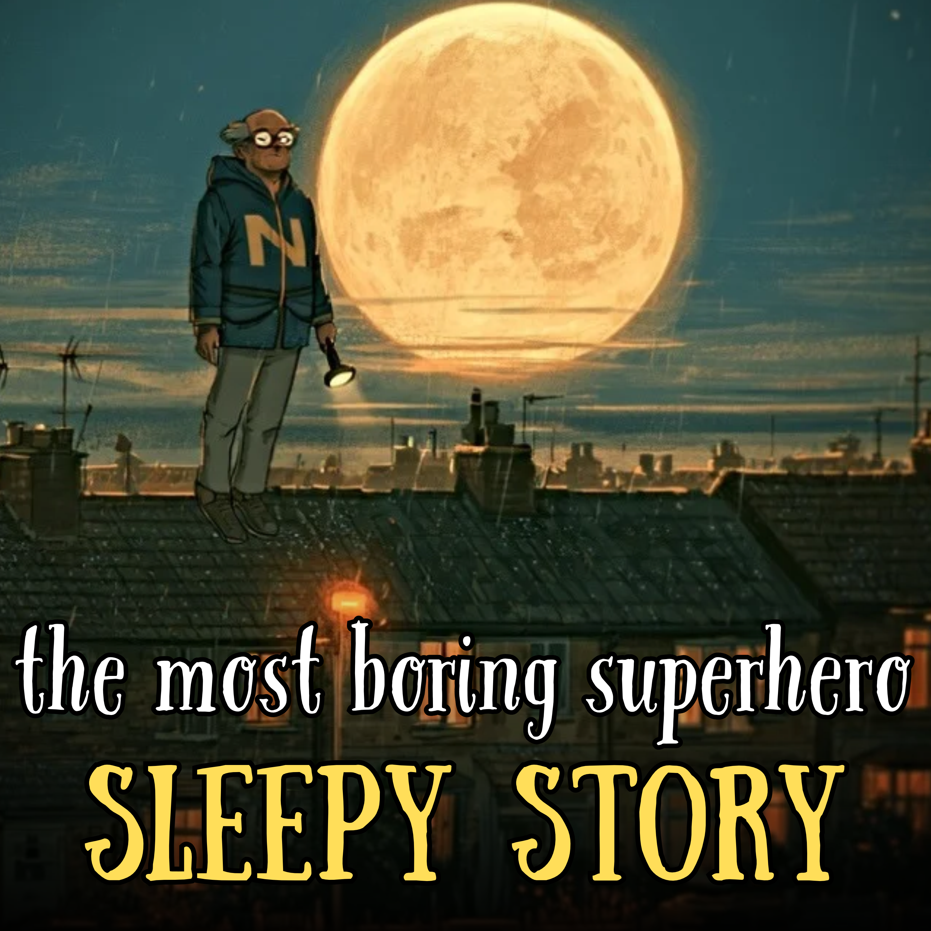 The Most Boring Superhero | Cozy Sleepy Story with Rain Sounds