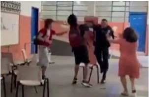 Policial que agrediu estudantes em escola no Largo do Machado é afastado preventivamente