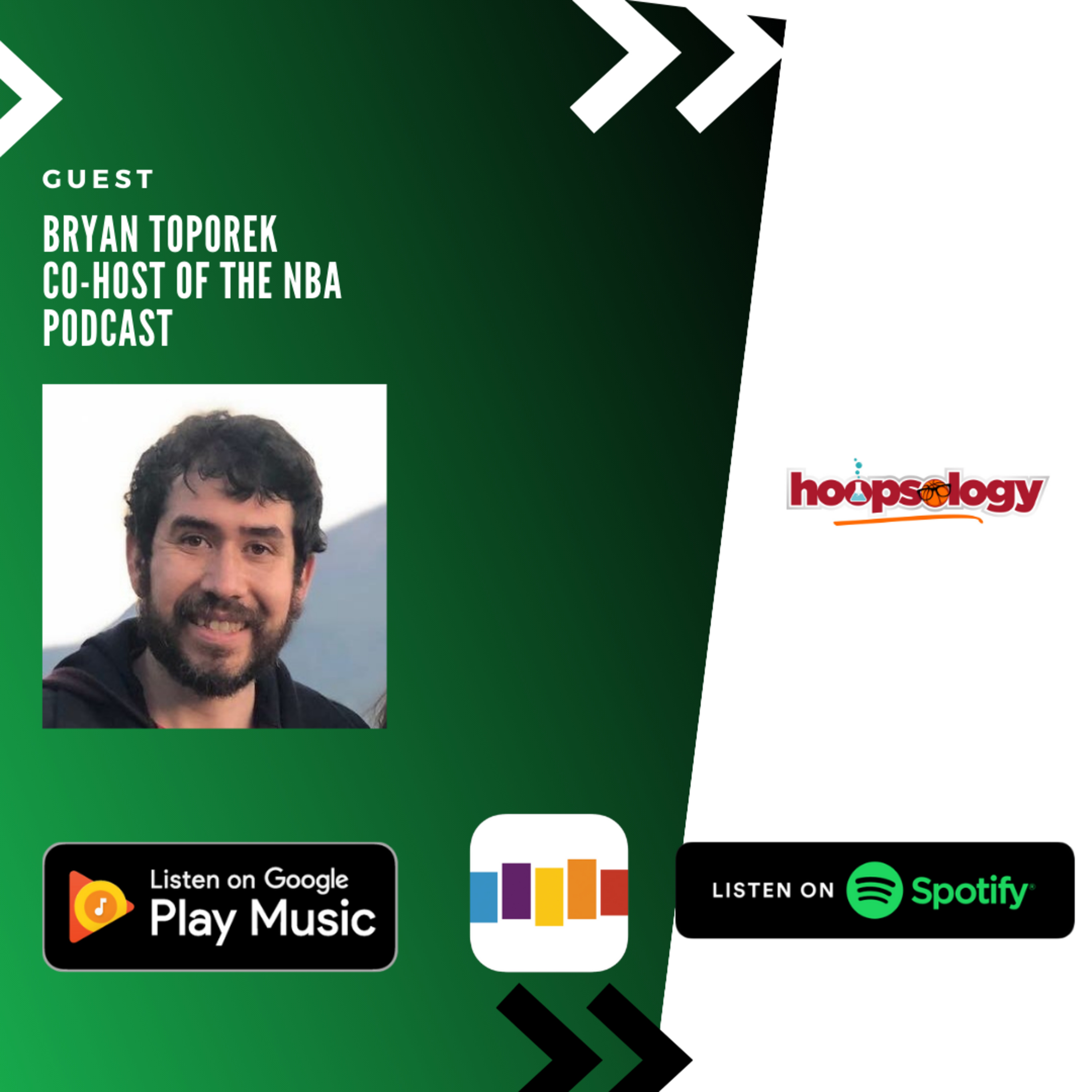 Hoopsology Interview with Bryan Toporek Co-Host of The NBA Podcast episode artwork