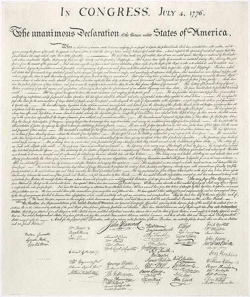 Episode 100 The Declaration of Independence