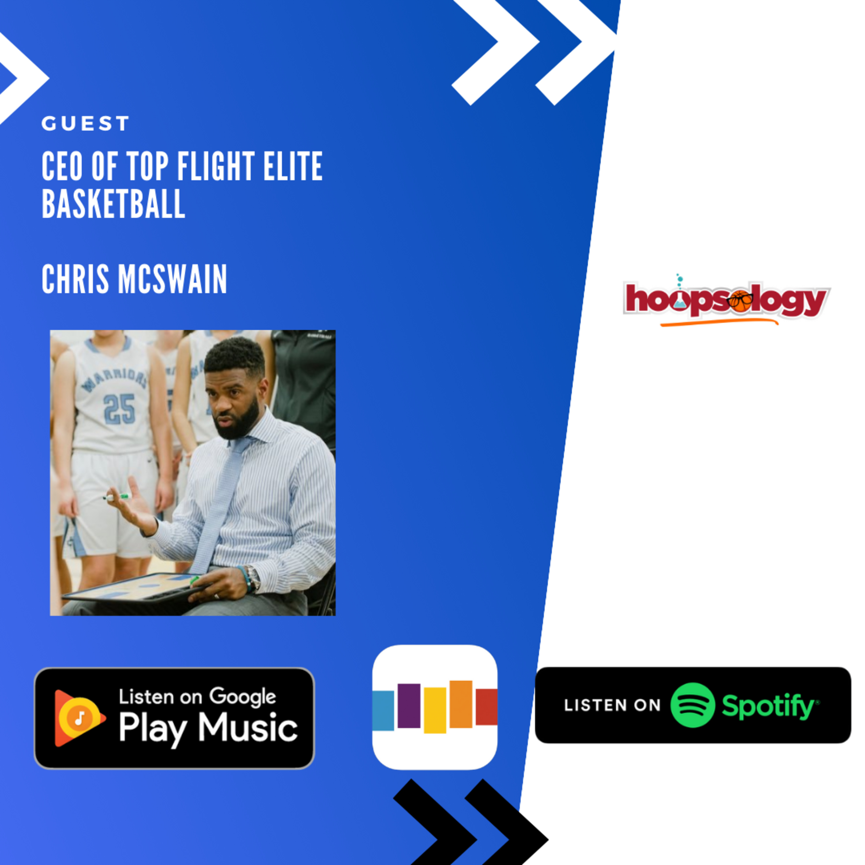 CEO of Top Flight Elite Basketball Chris McSwain Hoopsology Interview episode artwork
