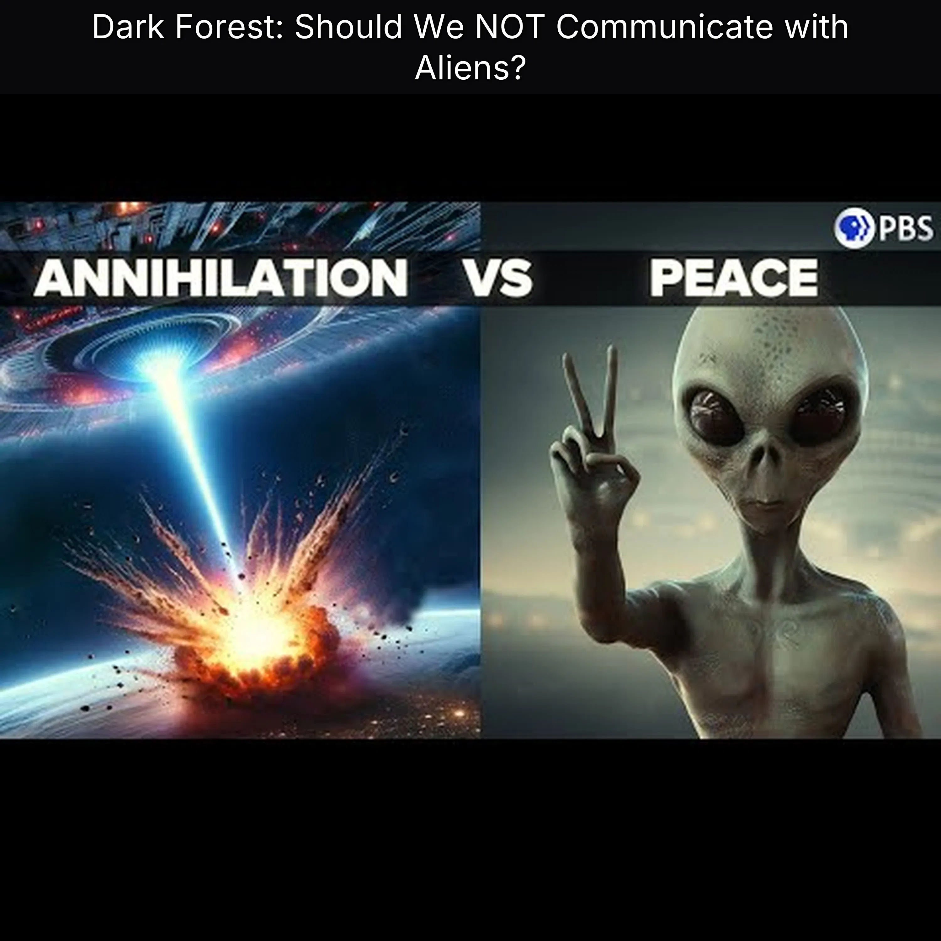Dark Forest: Should We NOT Communicate with Aliens? episode artwork