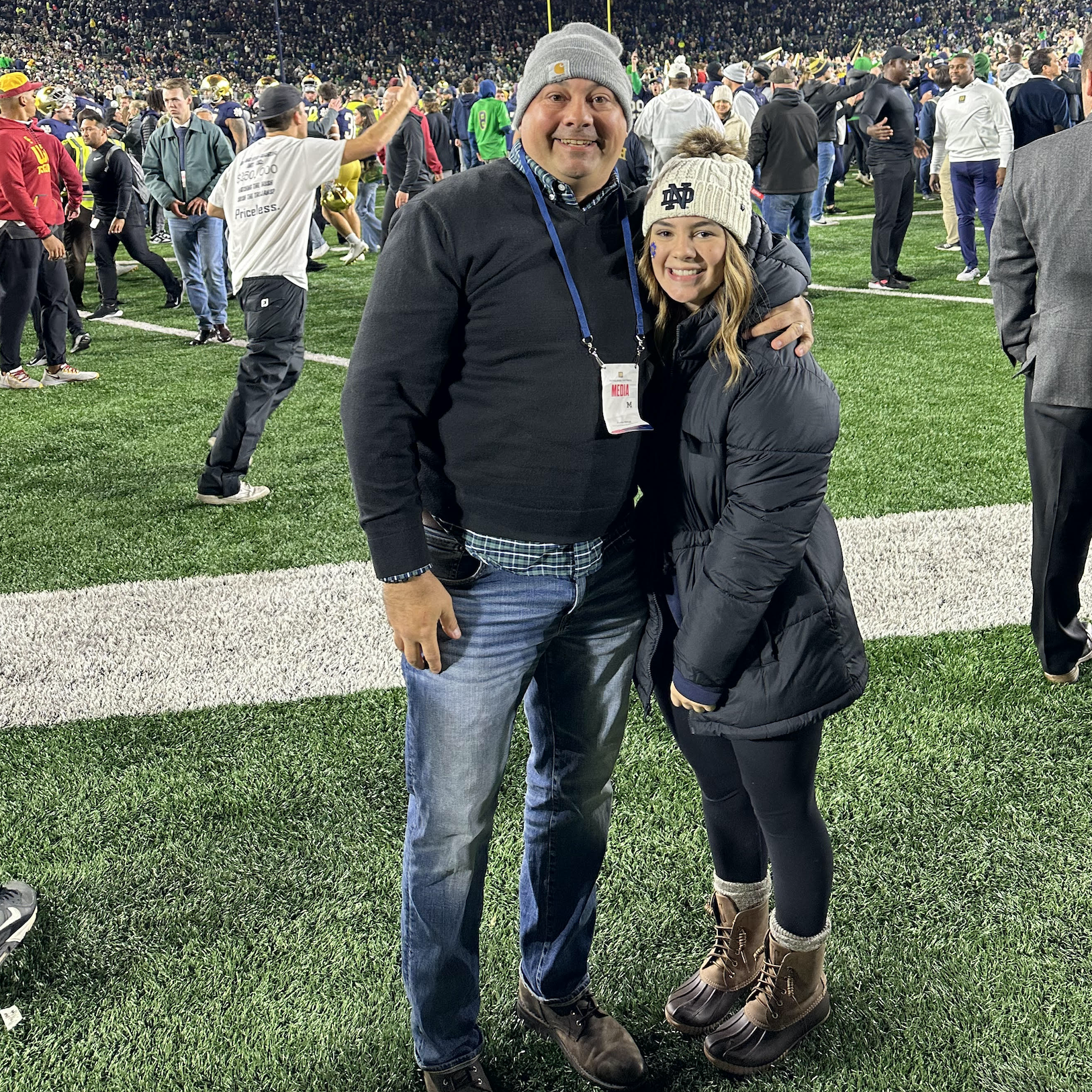 Her Loyal Daughter talks about her first Notre Dame Football game episode artwork