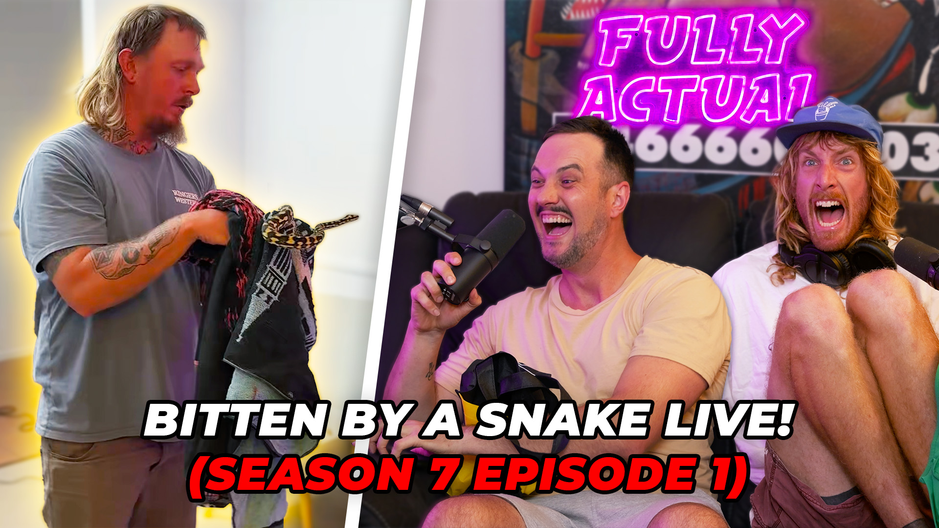 Bitten By A Snake Live! Bamboozled Gone Wrong