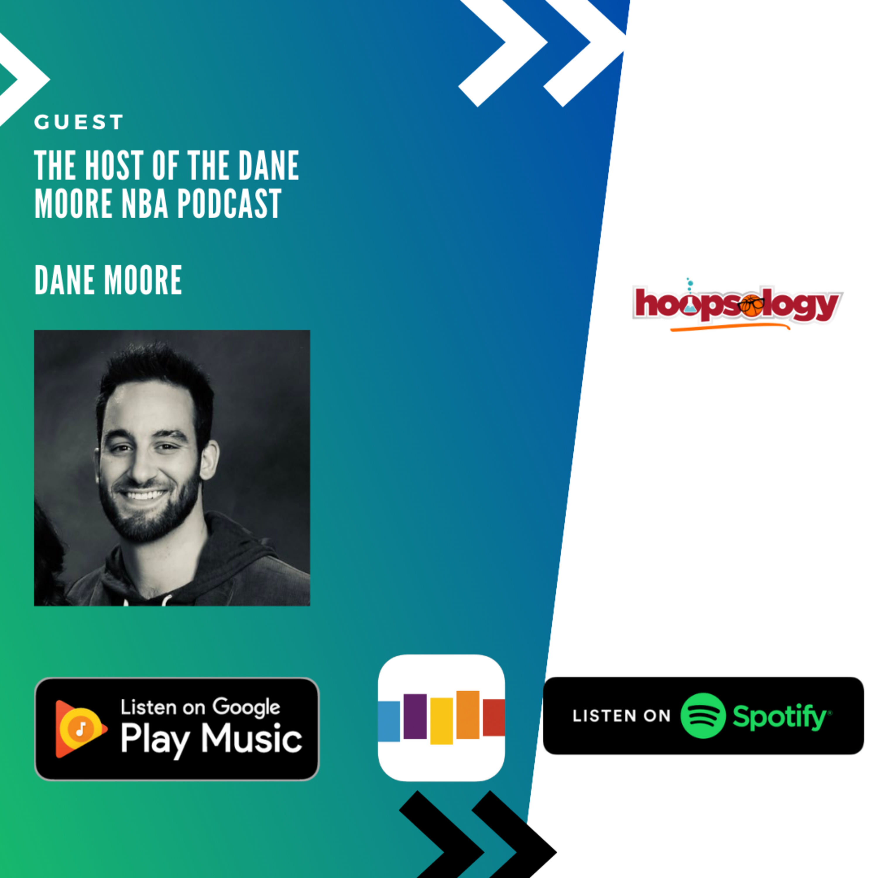 Hoopsology Podcast Interview with Host of the Dane Moore Podcast, Dane Moore episode artwork