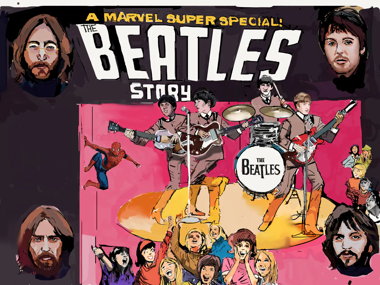 321: Beatles Comic-Con with Glenn Greenberg and Stephen DeStefano episode artwork