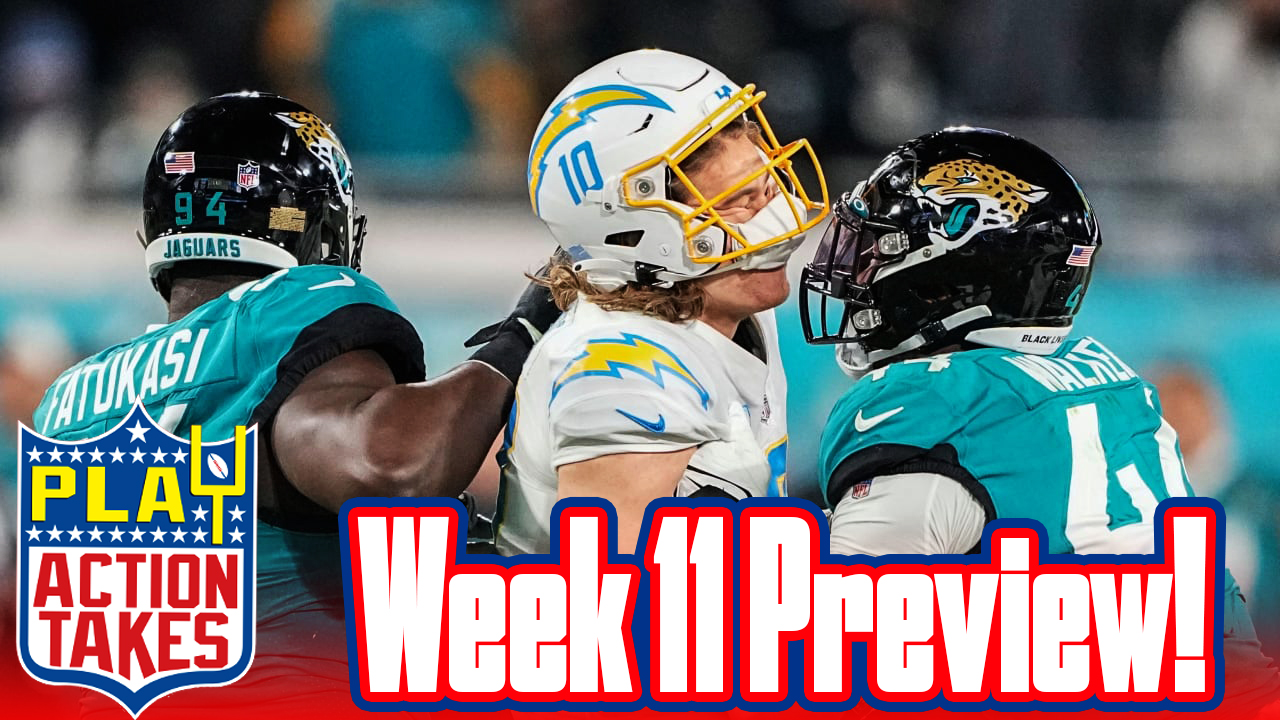 Can These NFL Teams Stay Alive? NFL Week 11 Preview || Play Action Takes Podcast episode artwork