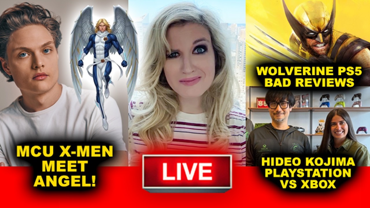 MCU X-Men Cast - Asa Germann is Angel! Wolverine PS5 Bad Reviews! Hideo Kojima XBox vs Playstation!
