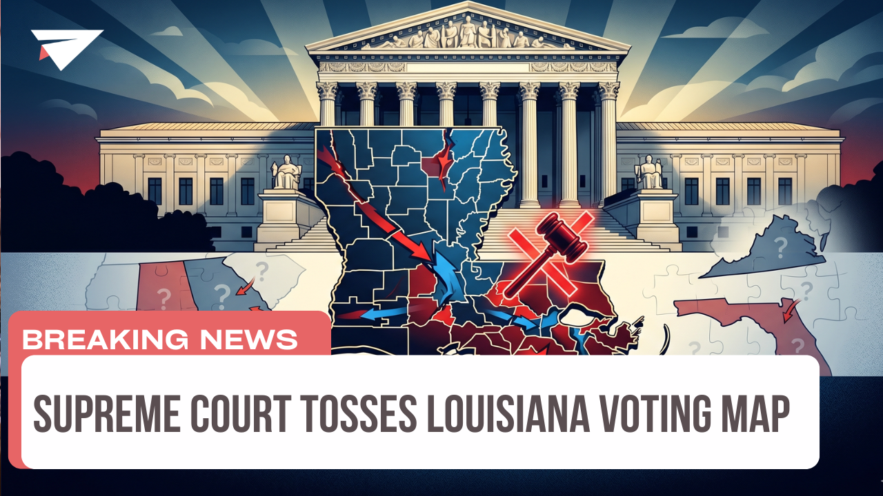 Supreme Court Tosses Louisiana Voting Map, Breaking News