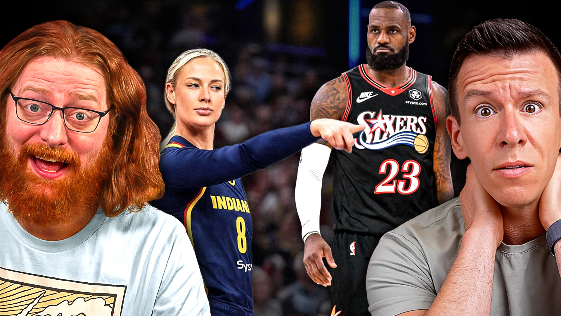 The Real Reason LeBron & Sophie Cunningham Divided The Internet episode artwork