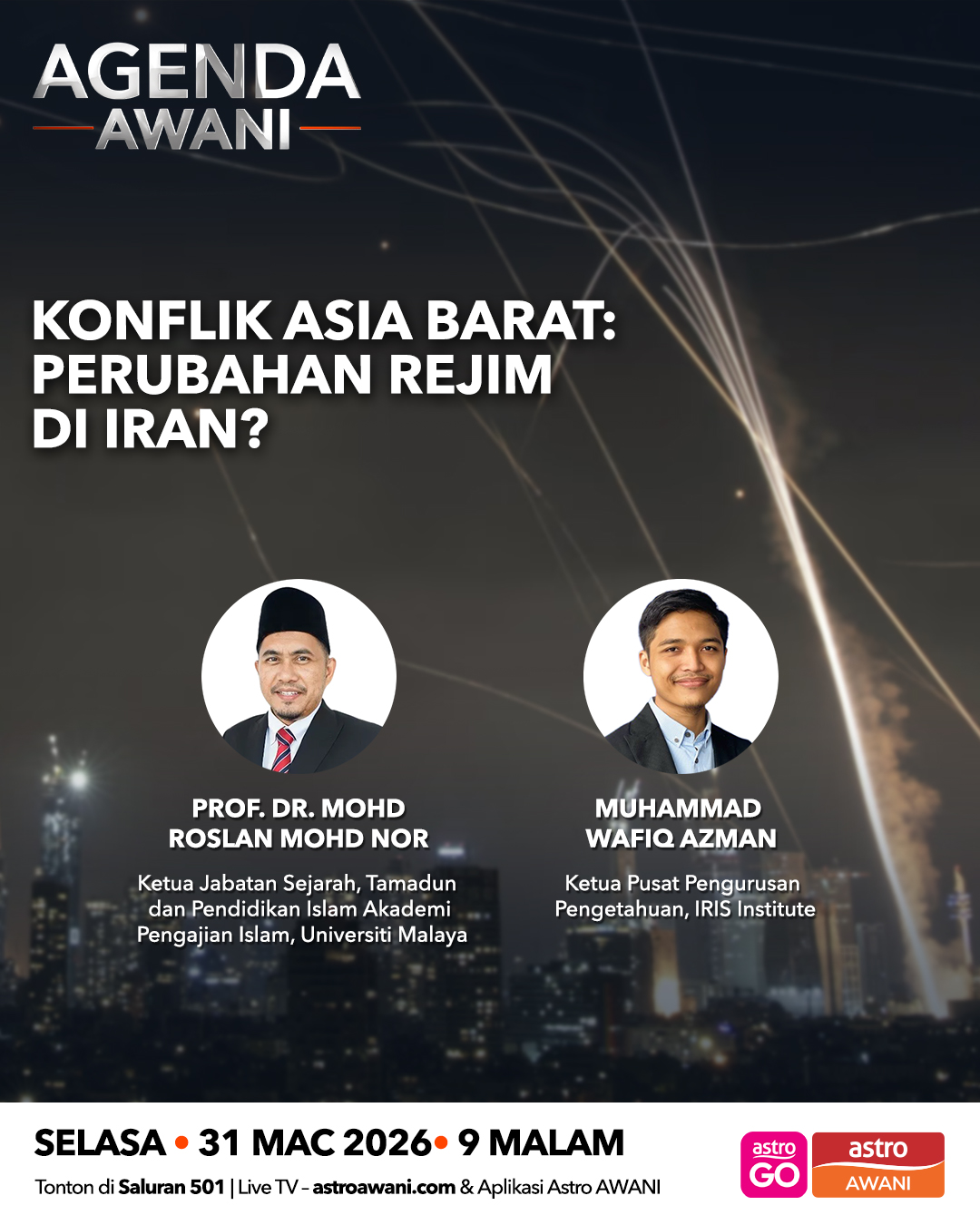 Agenda AWANI: Konflik Asia Barat | Perubahan rejim di Iran