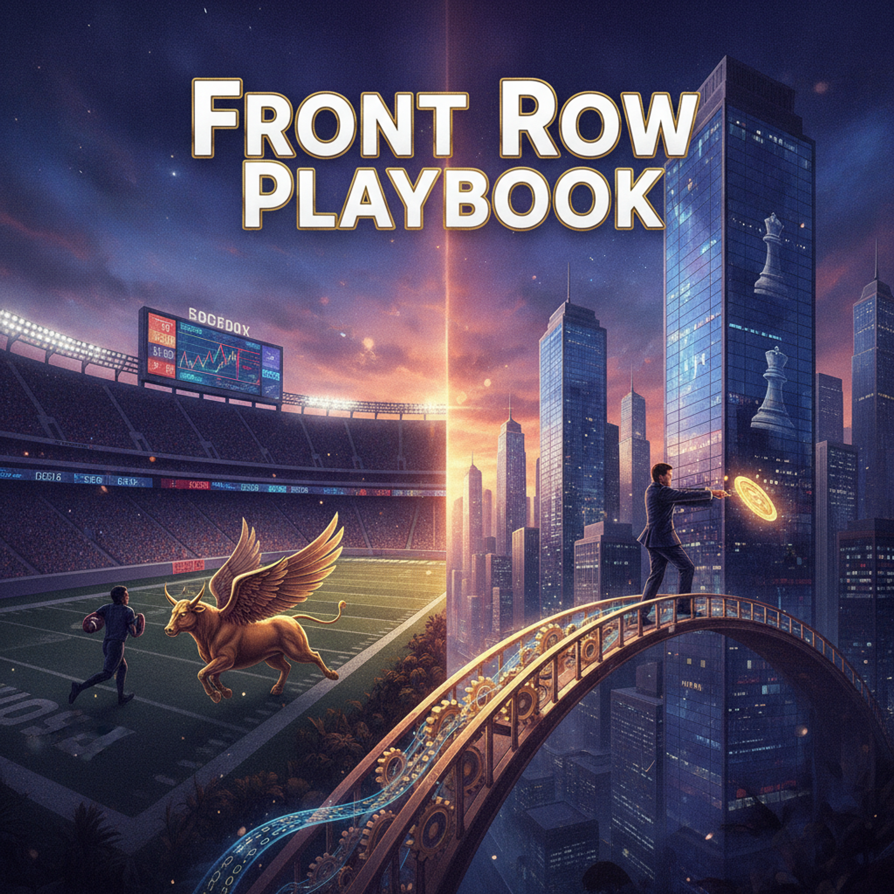 Front Row Playbook Bridging Finance and Sports podcast artwork