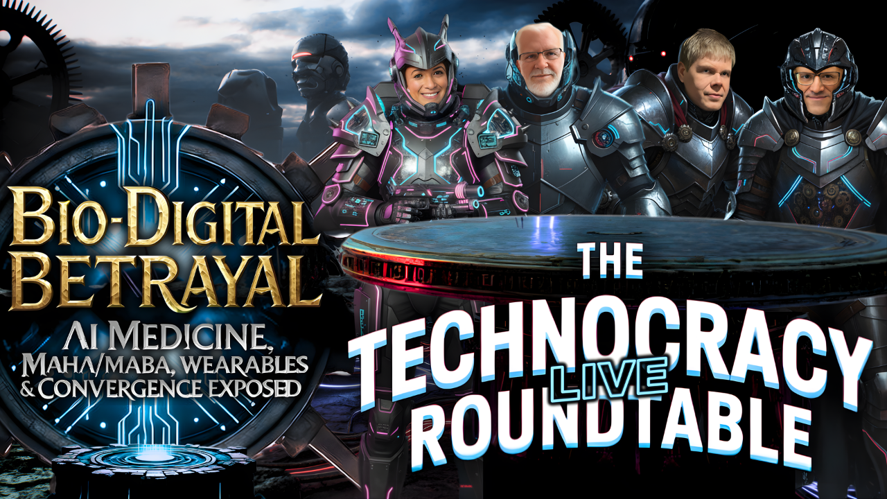 Technocracy Roundtable: Bio-Digital Betrayal – AI Medicine, MAHA/MABA, Wearables & Convergence Exposed