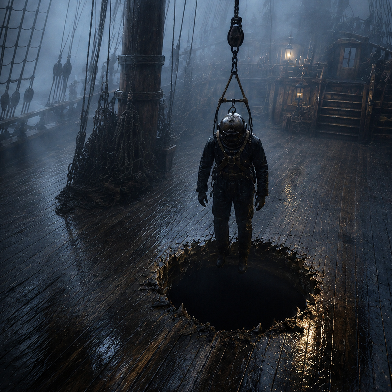 We Lowered a Man Into a 300-Year-Old Ship — He Never Came Back | SCP-1734 episode artwork