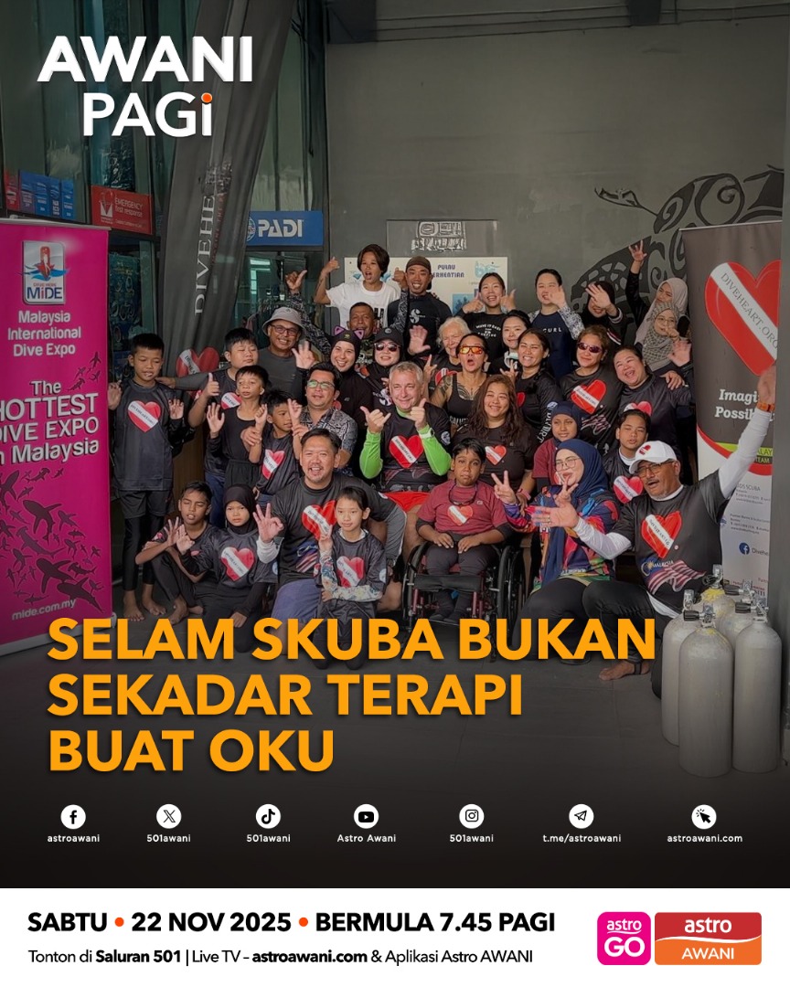 AWANI Pagi: Selam skuba bukan sekadar terapi buat OKU