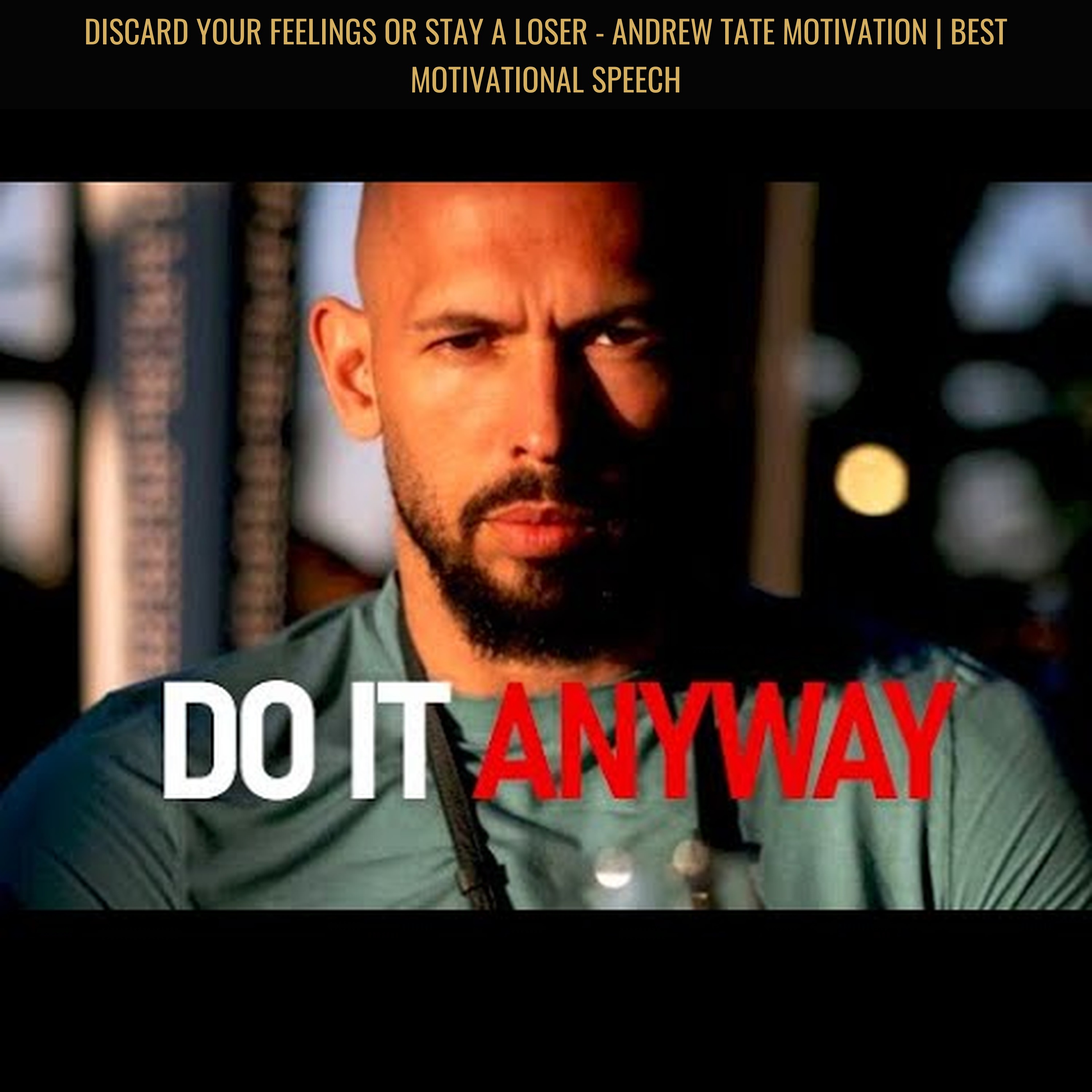 DISCARD YOUR FEELINGS Or Stay a LOSER - Andrew Tate Motivation | Best Motivational Speech