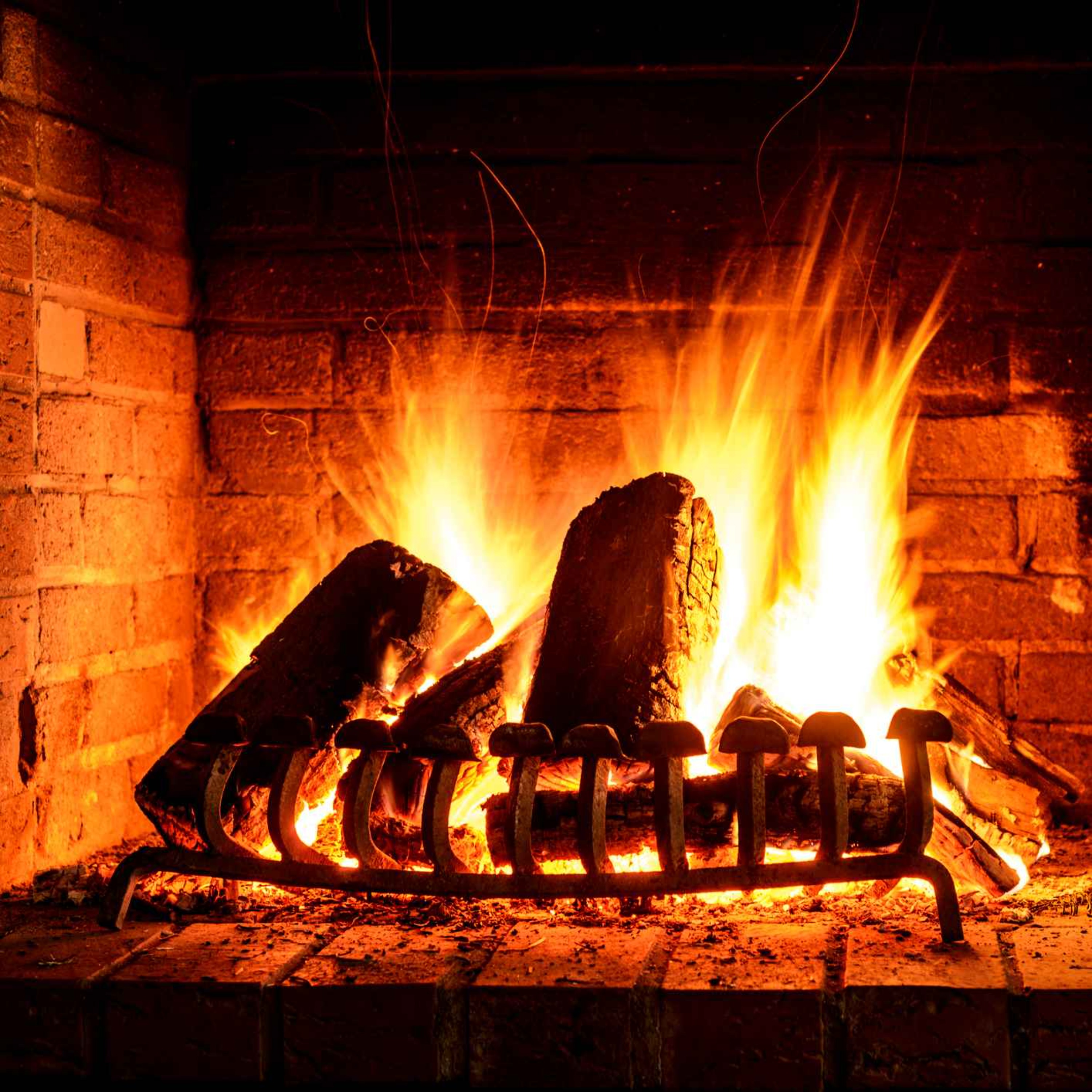 Sound Escape 98: Relax by a log fire in an old farmhouse kitchen