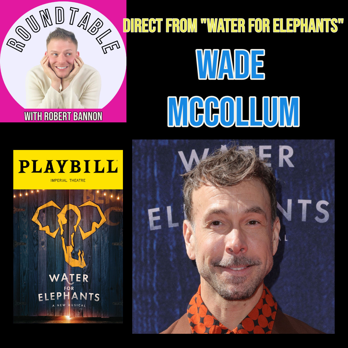 Wade McCollum Talks About Returning To Broadway In "Water For Elephants!"