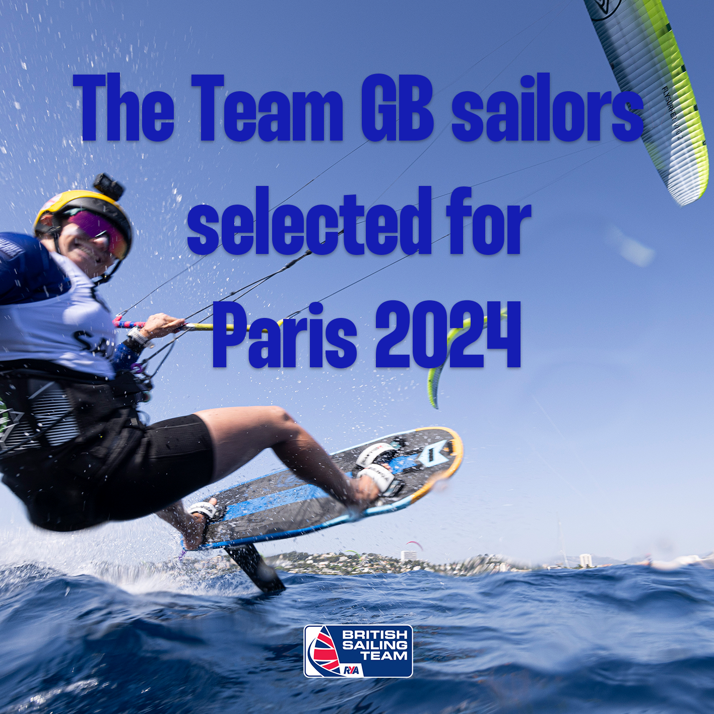 The Team GB sailors selected for Paris 2024 episode artwork