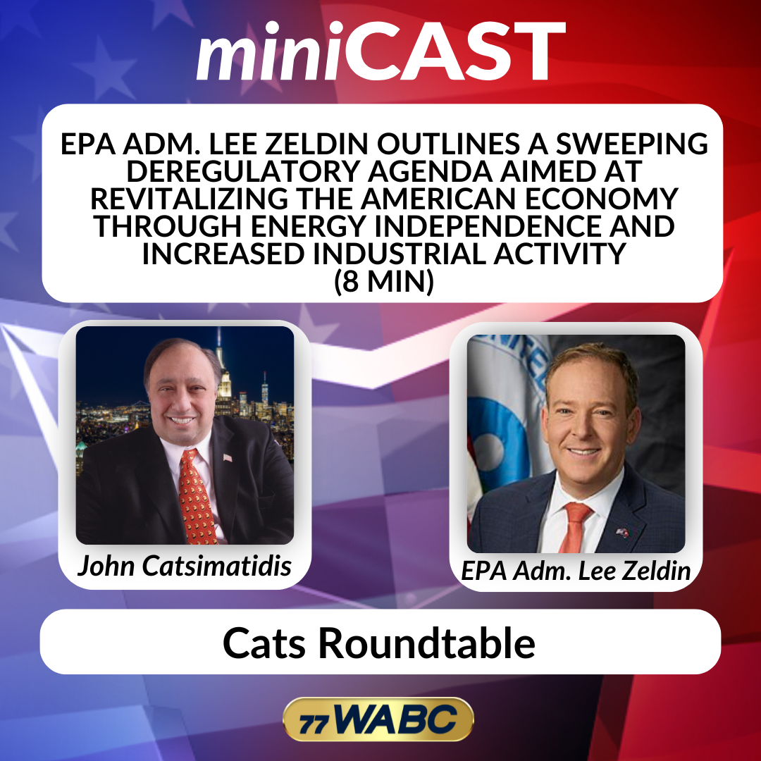 EPA Adm. Lee Zeldin Outlines a Sweeping Deregulatory Agenda Aimed at Revitalizing the American Economy Through Energy Independence and Increased Industrial Activity | 12-28-25