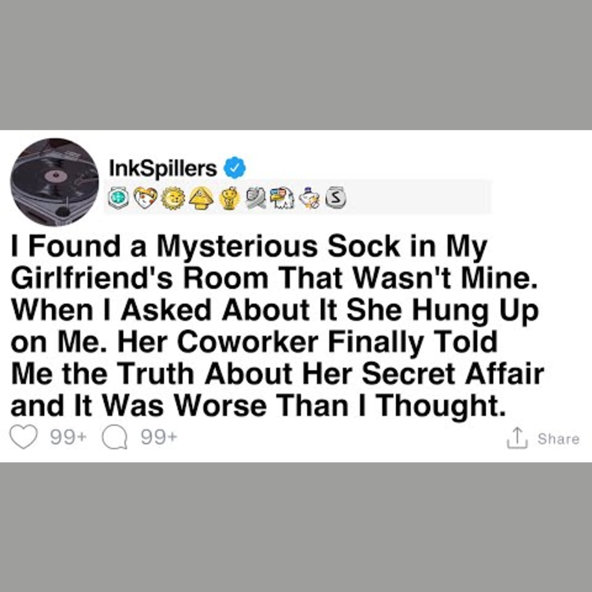 Mysterious Sock Sparks Revelation of Secret Affair