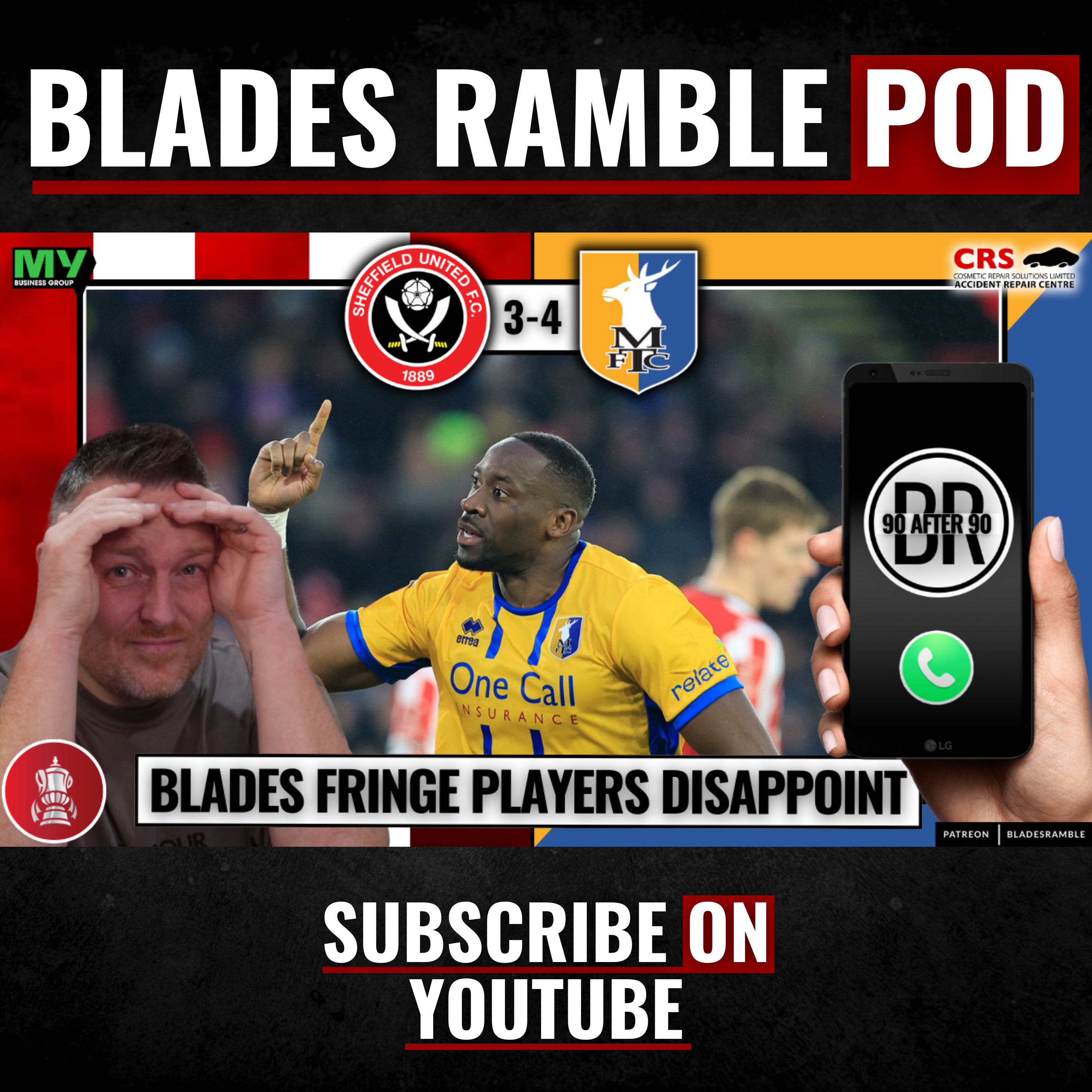 📱⚔️ BLADES ARE OUT!! | BAMFORD SIGNS!! | 90 AFTER 90 | SHEFFIELD UNITED 3-4 MANSFIELD ⚔️📱