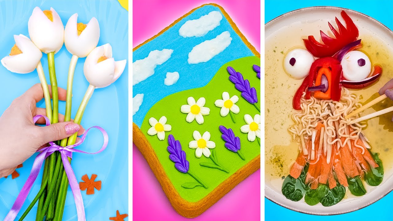 Turning Snacks into Edible Art! Easy & VIRAL Food Ideas for Kids!