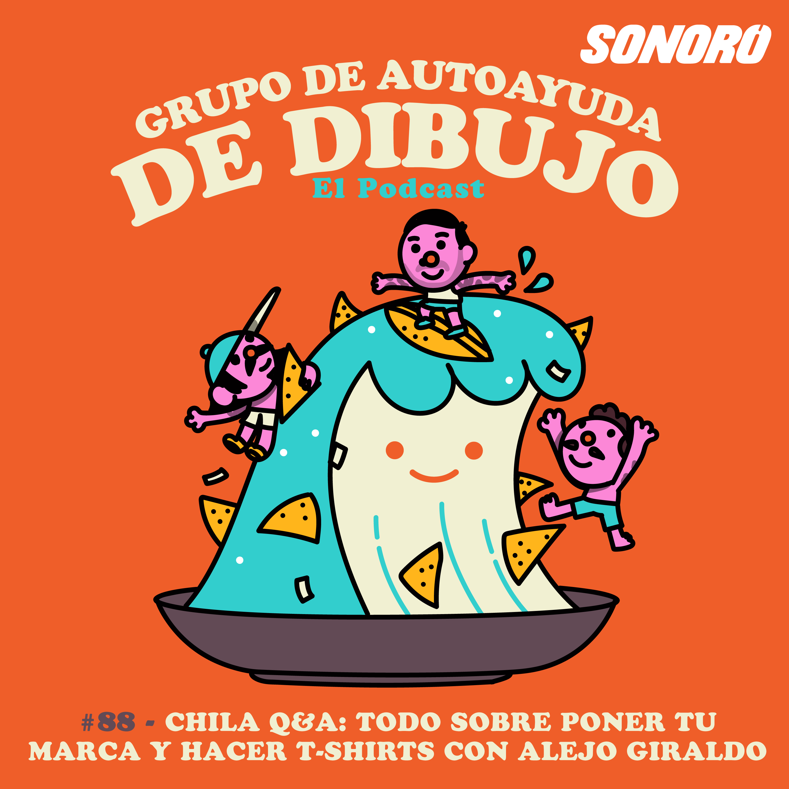 Ep. 88 - Chila Q&A: Todo sobre poner tu marca y hacer t-shirts con Alejo Giraldo episode artwork