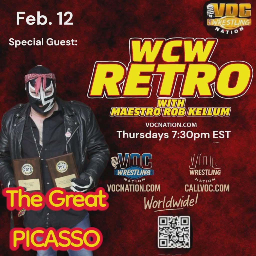 WCW Retro with "Maestro" Rob Kellum - The Great PICASSO episode artwork